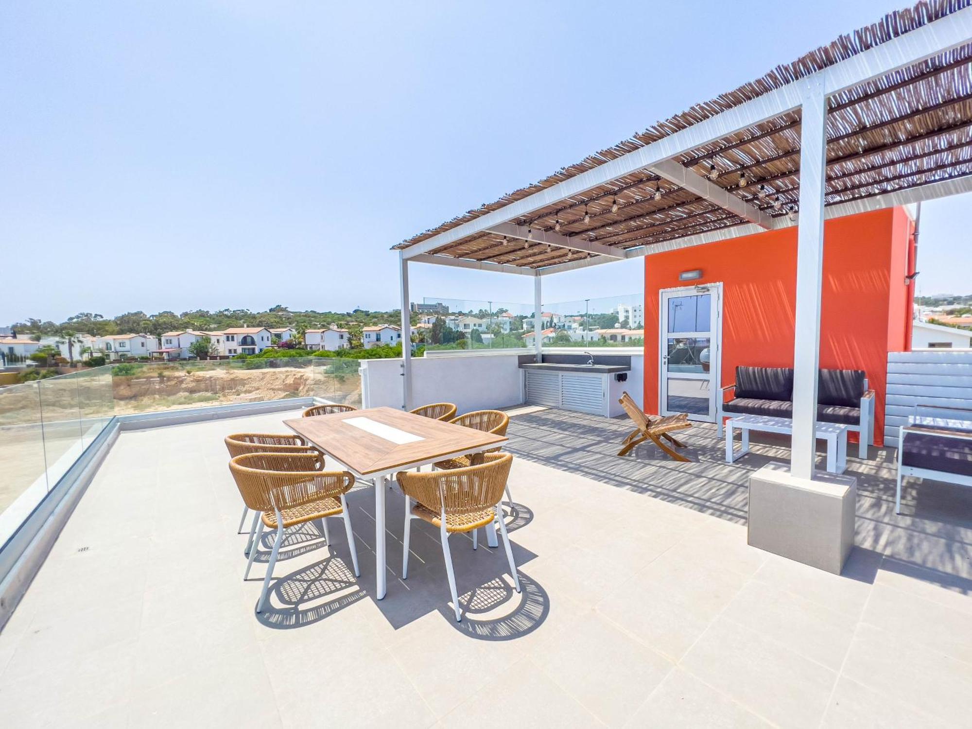 Geo Panoramic Villa +Pool +Game Room +Gym Protaras Exterior foto