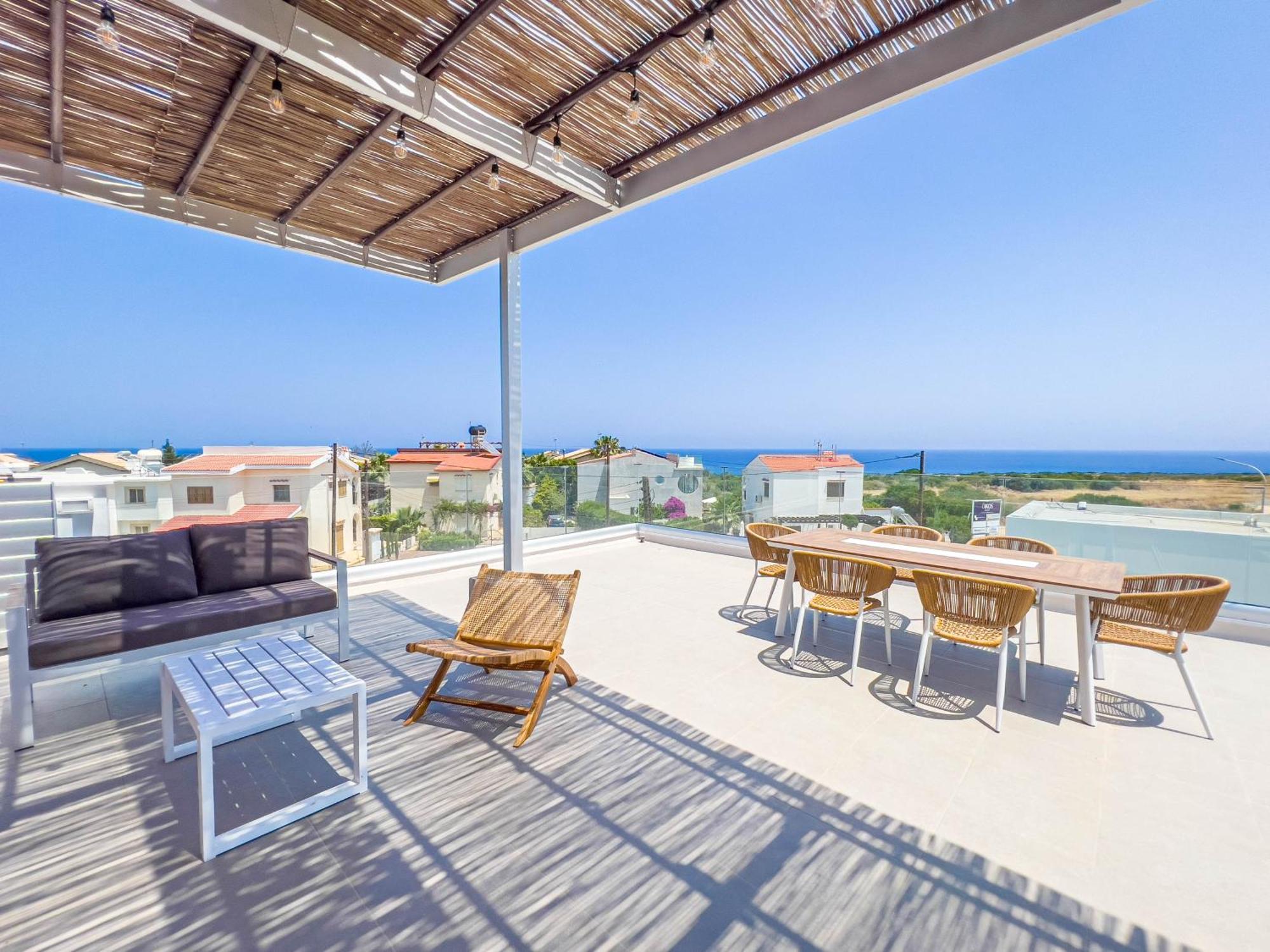 Geo Panoramic Villa +Pool +Game Room +Gym Protaras Exterior foto